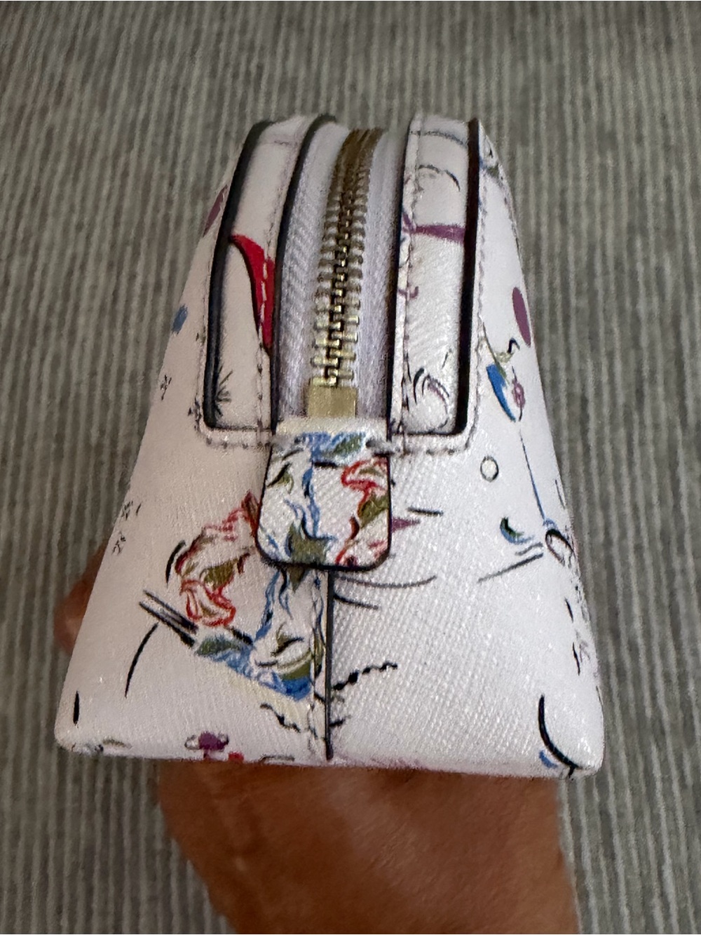 Tory burch poetry of things art print cosmetic pouch NWOT - Picture 5 of 7
